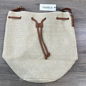 Monticello Woven bucket bag